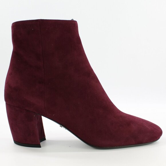 NEW Prada Suede Ankle Boots 36.5 | Work, Date Night & Elegant Fall Looks - Picture 3 of 16
